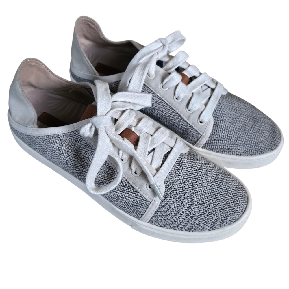 OluKai Pehuea Li Convertible Sneakers Women’s Size 8 Gray Knit Comfort - Picture 3 of 16